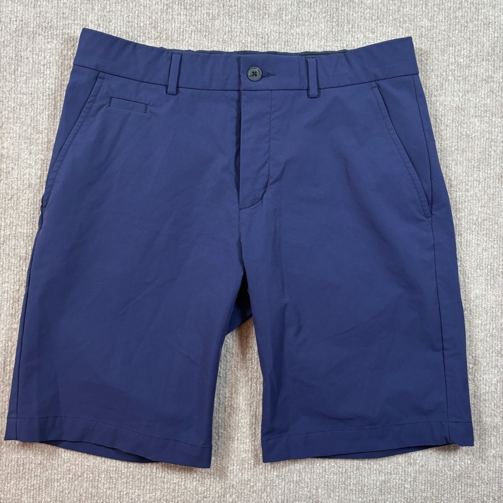 KJUS Navy‎ Ike 10" Performance Golf Shorts Men's Size 32 EUC